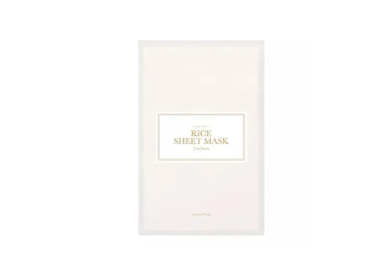Зволожуюча тканинна маска з екстрактом рису I'M FROM Rice Sheet Mask