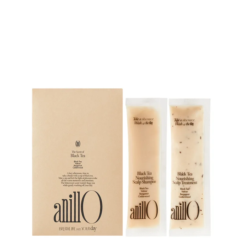 ANILLO Black Tea Nourishing Kit 2 шт х 5 мл — Тестери засобів