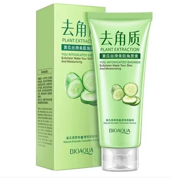 Гель-скатка для обличчя BIAOQUA Plant Extraction Natural Aromatic Cucumber Extract з екстрактом огірка, 120 г