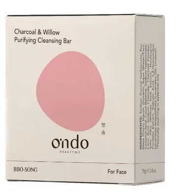 Ondo Beauty 36.5 Charcoal & Willow Purifying Cleansing Bar