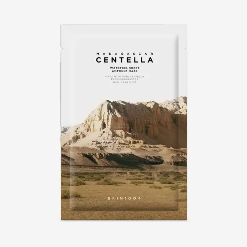 Заспокійлива гелева маска з центеллою - SKIN1004 Madagascar Centella Watergel Sheet Ampoule Mask, 1 шт