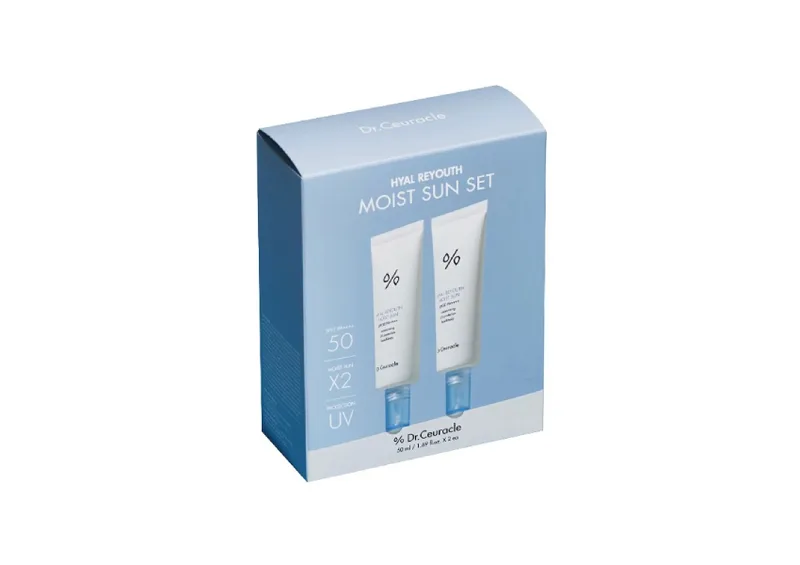 Dr.Ceuracle Hyal Reyouth Moist Sun Duo Set