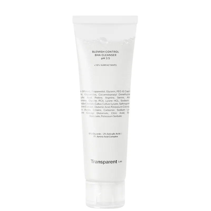 Transparent Lab Blemish Control BHA Cleanser 150 мл — Гель для глибокого очищення шкіри