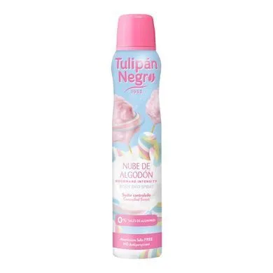 Дезодорант спрей БАВОВНЯНА ХМАРА - TULIPAN NEGRO Cotton Cloud Body Deo Spray, 200 мл