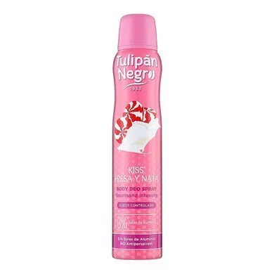 Дезодорант спрей ПОЛУНИЧНИЙ КРЕМ - TULIPAN NEGRO Strawberry and Cream Deodorant Spray, 200 мл