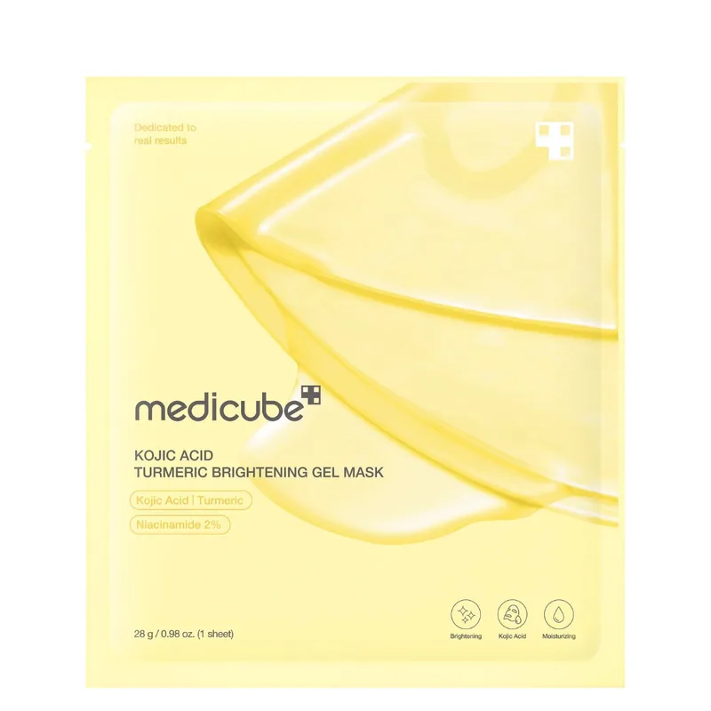 Medicube Kojic Acid Turmeric Brightening Gel Mask — Освітлювальна гідрогелева маска з койєвою кислотою
