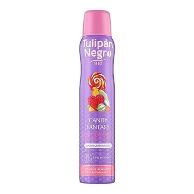 Дезодорант-спрей жіночий СОЛОДКІ ФАНТАЗІЇ - TULIPAN NEGRO CANDY FANTASY Body Deo Spray, 200 мл