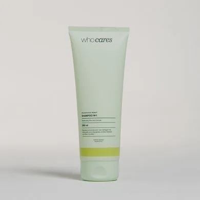 WhoCares Shampoo №1 Fundamental Repair – очищуючий шампунь 200 мл
