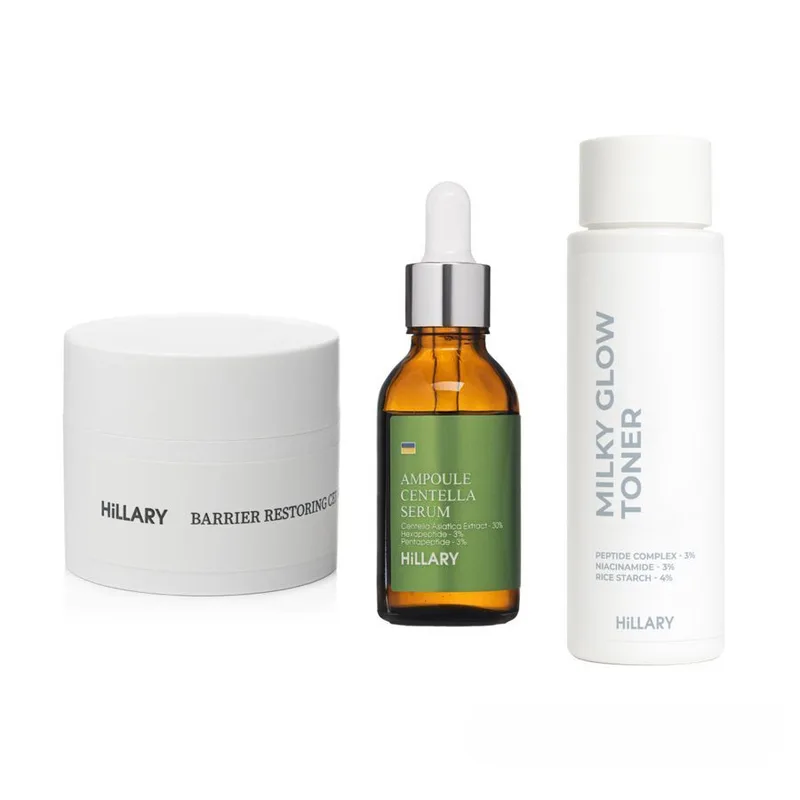 Набір для відновлення та освітлення чутливої шкіри Hillary Sensitive Skin Recovery & Glow Set