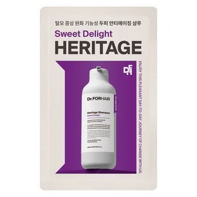 Dr.Forhair Heritage Shampoo Sweet Delight – шампунь для ослабленої шкіри голови та тонкого волосся 10 мл