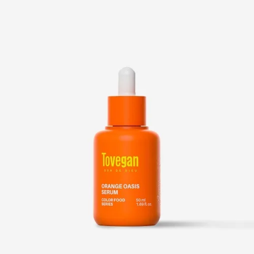 Зволожуючий серум для обличчя 50 мл Tovegan colorfood series orange oasis serum