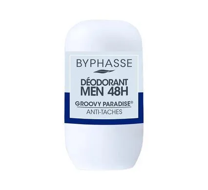 Чоловічий роликовий дезодорант "Захоплюючий рай" - Byphasse 24h Deodorant Man Groovy Paradise, 50 мл ( 07.2028)