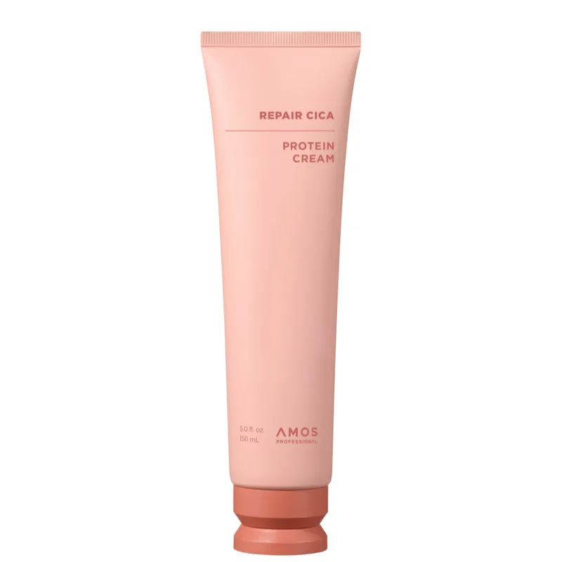 Amos Professional Repair Cica Protein Intensive Cream 150 мл — Незмивний відновлювальний термозахисний крем