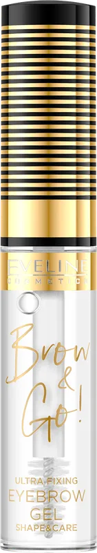 Гель для брів Eveline Brow & Go! суперфіксація і догляд прозорий 6 мл