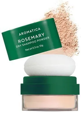 Aromatica Rosemary Dry Shampoo Powder – сухий шампунь в пудрі для освіжування жирного волосся між миттями з розмарином 10 г