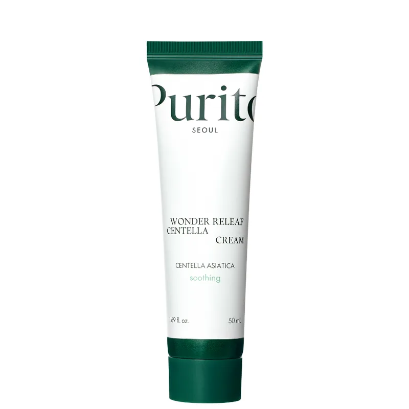 Purito Seoul Wonder Releaf Centella Cream 50 мл — Заспокійливий крем для відновлення шкіри з центелою