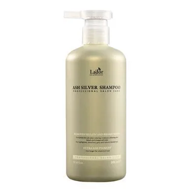 Шампунь зволожувальний відтінковий для світлого волосся - Lador Ash Silver Shampoo, 300 мл