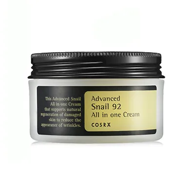 COSRX Advanced Snail 92 All in one cream 100ml — зволожуючий крем для сяяння шкіри (100 мл)