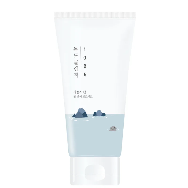 Round Lab 1025 Dokdo Cleanser 150 мл — М’яка пінка для вмивання з морською водою
