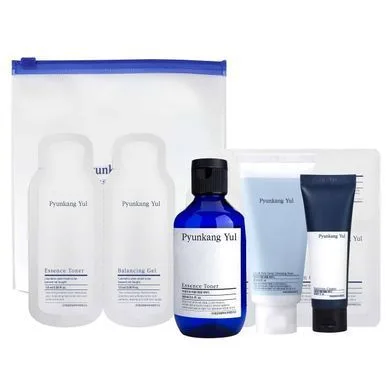 Pyunkang Yul НАБІР: Essence Toner тонік-есенція 100 мл + Nutrition Cream крем 20 мл + Low pH пінка 40 мл + пробники