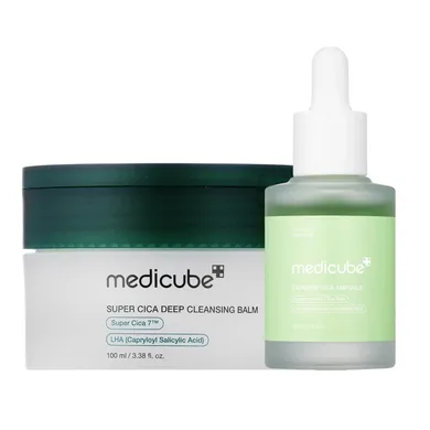 Medicube Super Cica Deep Cleansing Balm & Exosome Cica Ampoule