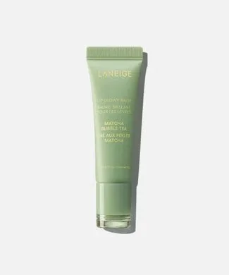 Laneige Lip Glowy Balm - глянцевий бальзам для губ Matcha Bubble Tea