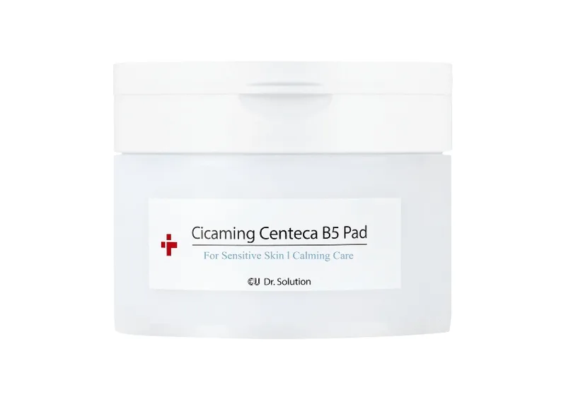 Заспокійливі педи з центелою та пантенолом CU SKIN Dr. Solution Cicaming Centeca B5 Pad 80 шт