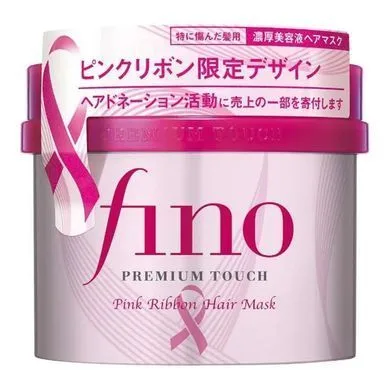 Маска для волосся відновлююча Пінк Рібон - FINO Premium Touch Pink Ribbon Hair Mask, 230 г
