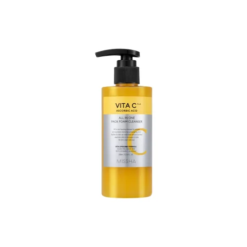 Пінка для вмивання з вітаміном С 200 мл Missha vita c plus all in one pack foam cleanser