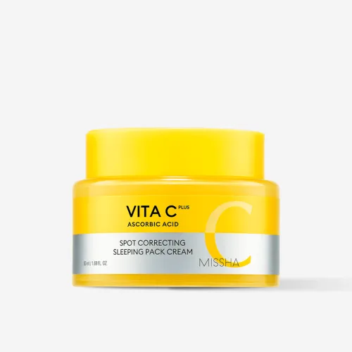 Нічний крем-маска для обличчя з вітаміном С 50 мл Missha vita c plus sleeping pack cream