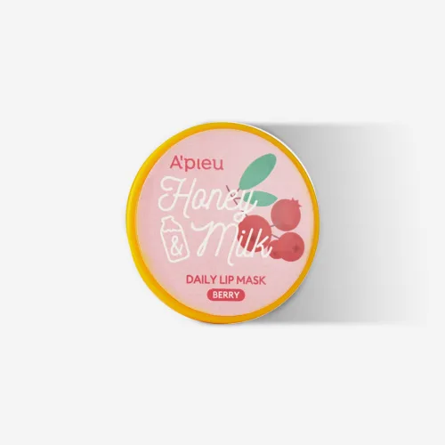 Маска для губ «Ягідна» A pieu honey&milk daily lip mask berry