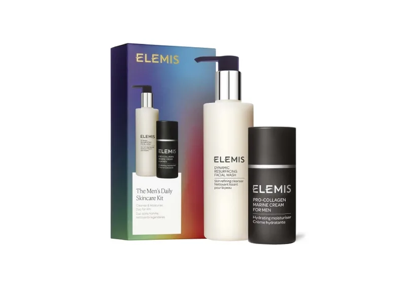 Подарунковий чоловічий набір для очищення та зволоження обличчя ELEMIS The Men’s Skincare Cleanse & Moisturise Duo