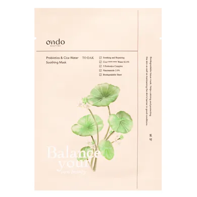 Ondo Beauty 36.5 Probiotics & Cica Water Soothing Mask