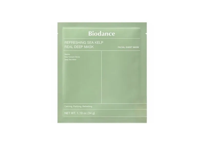 Освіжаюча гідрогелева маска з морськими водоростями Refreshing Sea Kelp Real Deep Mask, 1 pcs