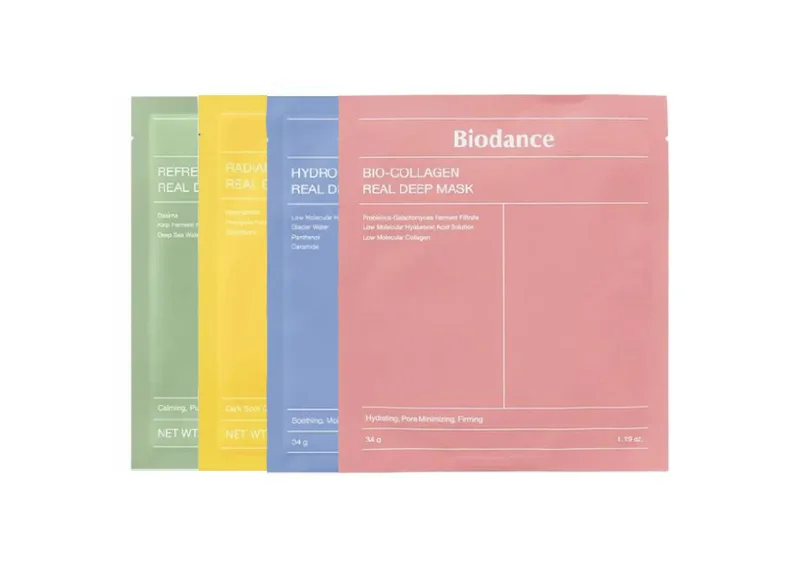 Набір гідрогелевих масок BIODANCE Mask Set 4 шт