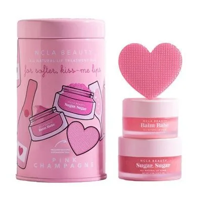 NCLA Beauty Pink Champagne Lip Care Set