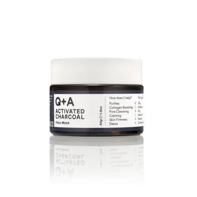 Q+A Activated Charcoal Face Mask — очищуюча маска з вугіллям