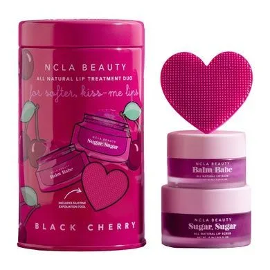 NCLA Beauty Black Cherry Lip Care Set