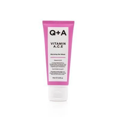 Q+A Vitamin A.C.E. Warming Gel Mask — мультивітамінна зволожуюча маска для обличчя