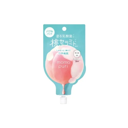 Освіжаюча бульбашкова маска для обличчя BCL momopuri peach fresh bubble rinse mask