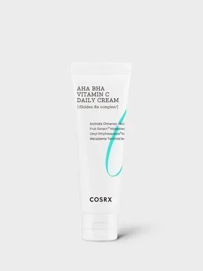 Cosrx AHA/BHA Refresh Vitamin C Daily Cream — крем для обличчя з кислотами та вітаміном С