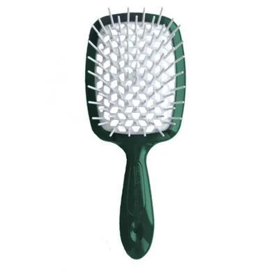 Гребінець смарагдовий з білим маленький - Janeke SMALL SUPER BRUSH