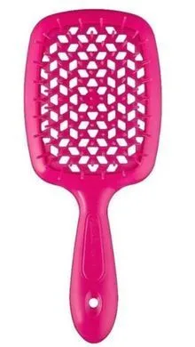 Гребінець неоново-рожевий - Janeke SMALL SUPER BRUSH