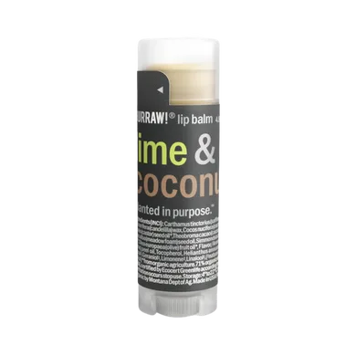Hurraw! Lime & Coconut Lip Balm – лайм та кокос