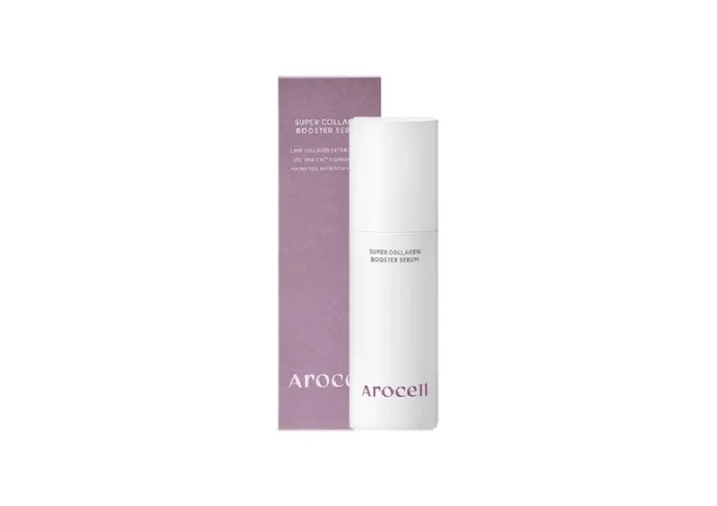 Бульбашкова сироватка з колагеном та гіалуроновою кислотою AROCELL Super Collagen Booster Serum 70 мл