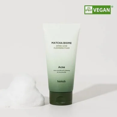 Heimish Matcha Biome Amino Acne Cleansing Foam – пінка для вмивання проти акне 30 мл