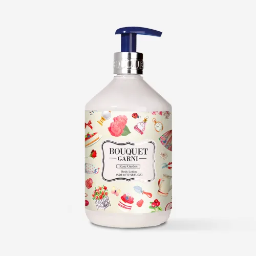 Парфумований лосьйон для тіла рожевий сад 520 мл Bouquet Garni fragranced body lotion rose garden