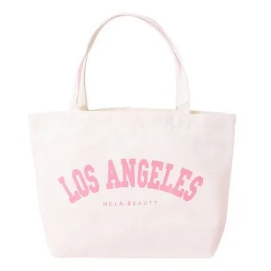 NCLA BEAUTY Los Angeles Canvas Tote Bag
