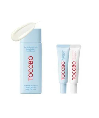 TOCOBO Bio Watery Sun Cream SPF50+ PA++++ легкий сонцезахисний крем 50 мл + два міні SPF