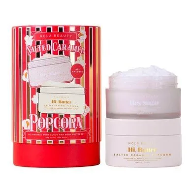 Подарунковий набір для догляду за тілом "Попкорн Солона карамель" NCLA BEAUTY Salted Caramel Body Care Set, 2 в 1